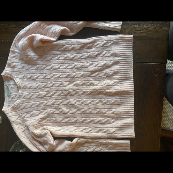 Light pink cashmere sweater - Picture 3 of 4
